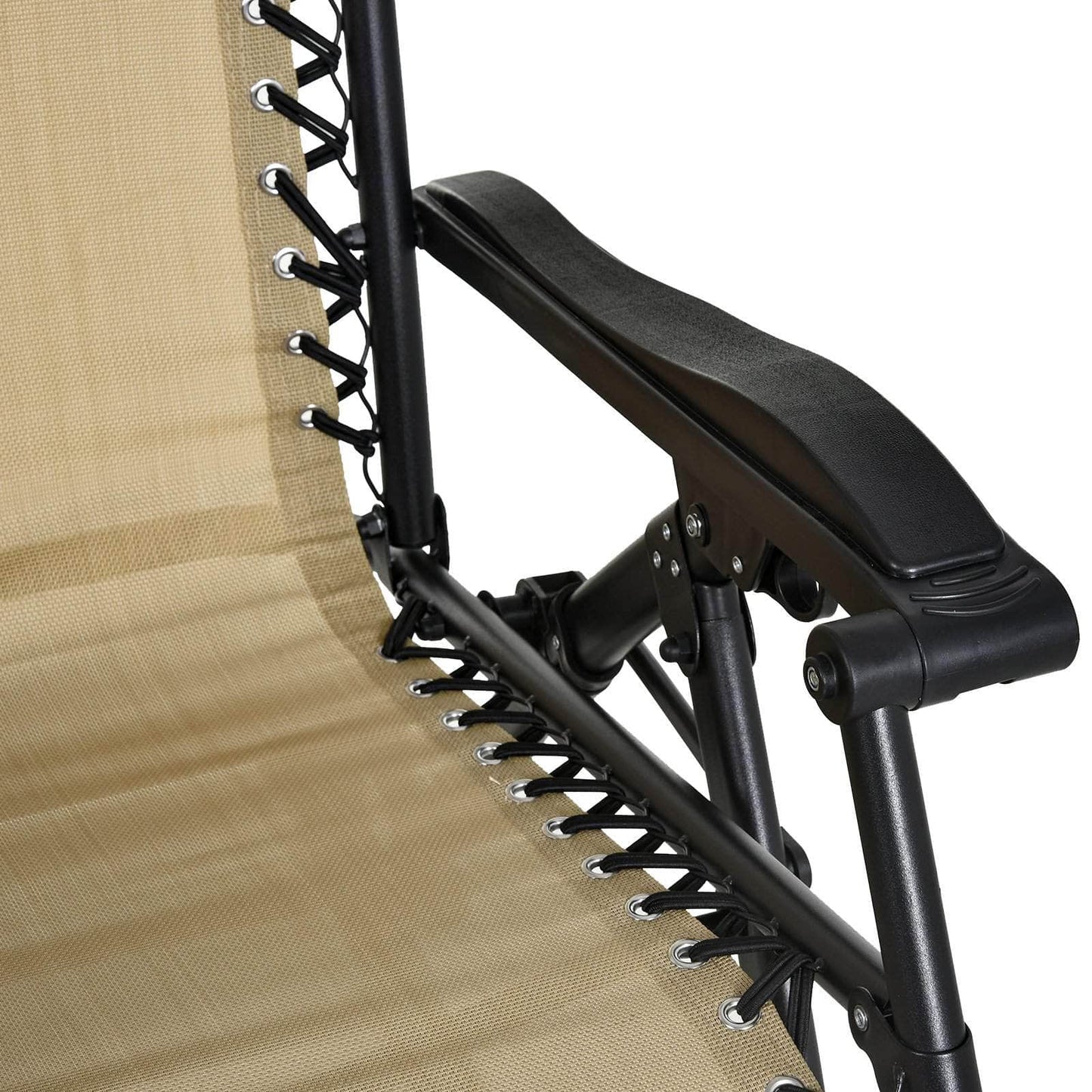 Pending - Aosom Lounge Chair 2 in 1 Adjustable Zero Gravity Reclining Lounge Chair Garden Recliner and Rocker Foldable Sun Lounger Napping Seat w/ Headrest & Tray - Available in 3 Colours