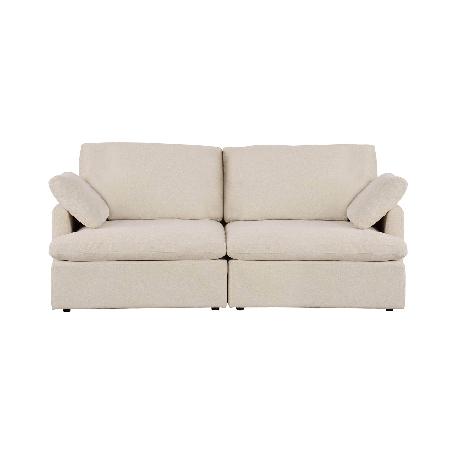 Urban Cali Loveseat Beige Long Beach Modular Loveseat - Available in 2 Colours