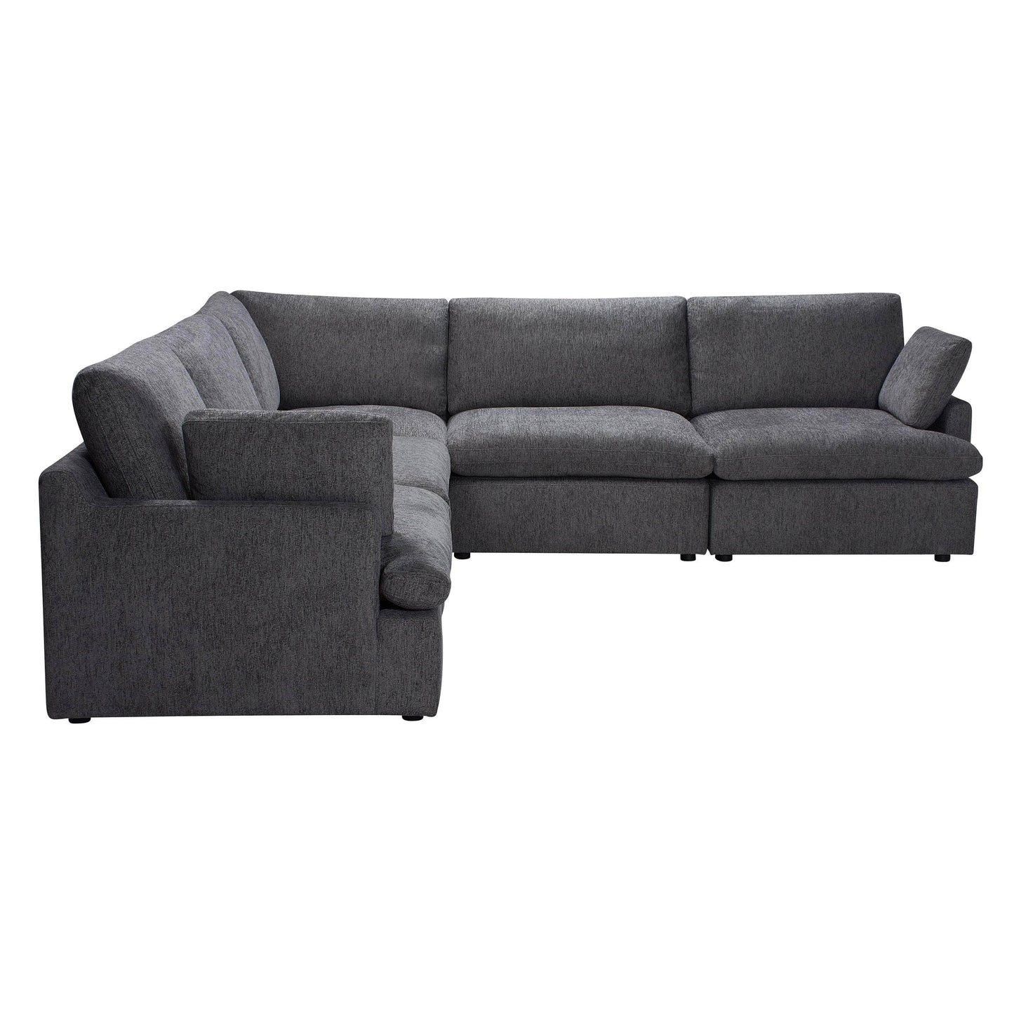 Long Beach Modular Corner Sectional Sofa in Axel Beige - Available in 3 Colours