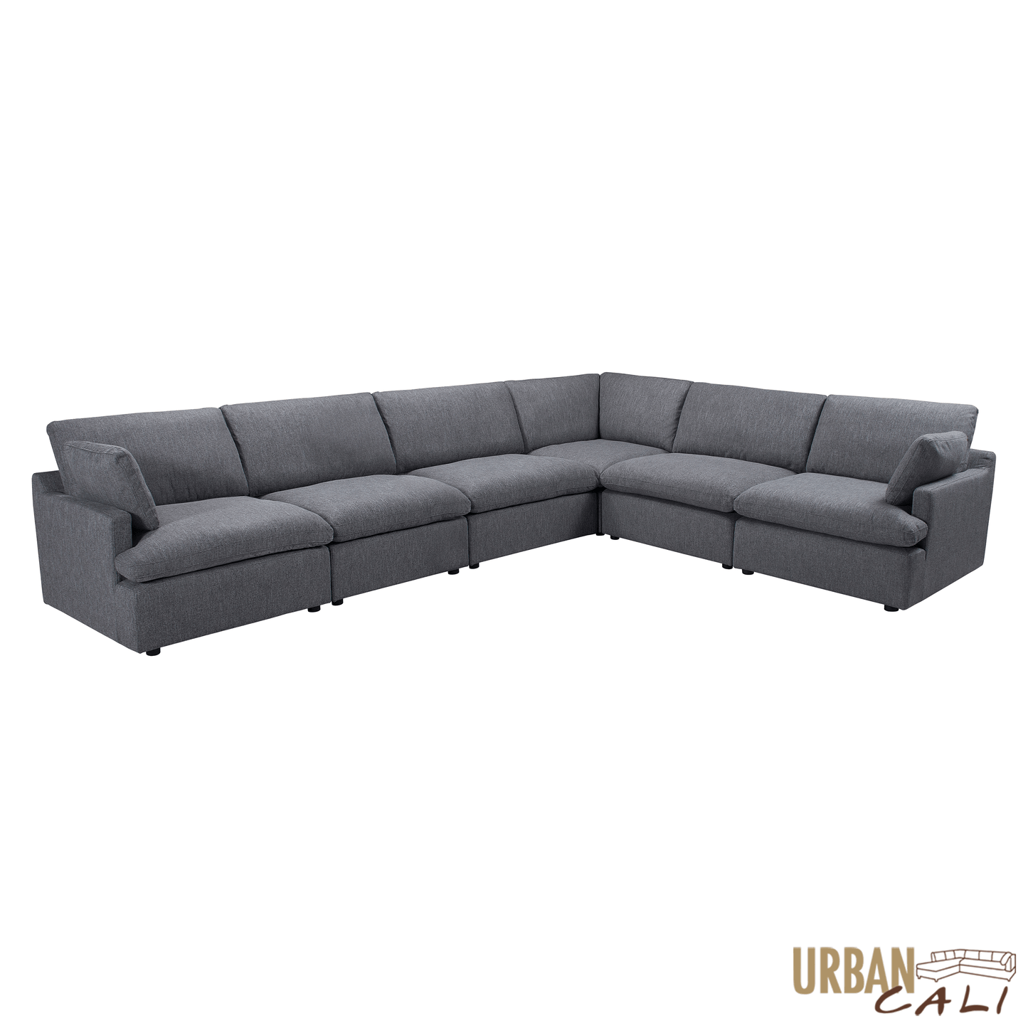 Long Beach Large Modular L-Shaped Sectional Sofa in Axel Beige - Available in 3 Colours