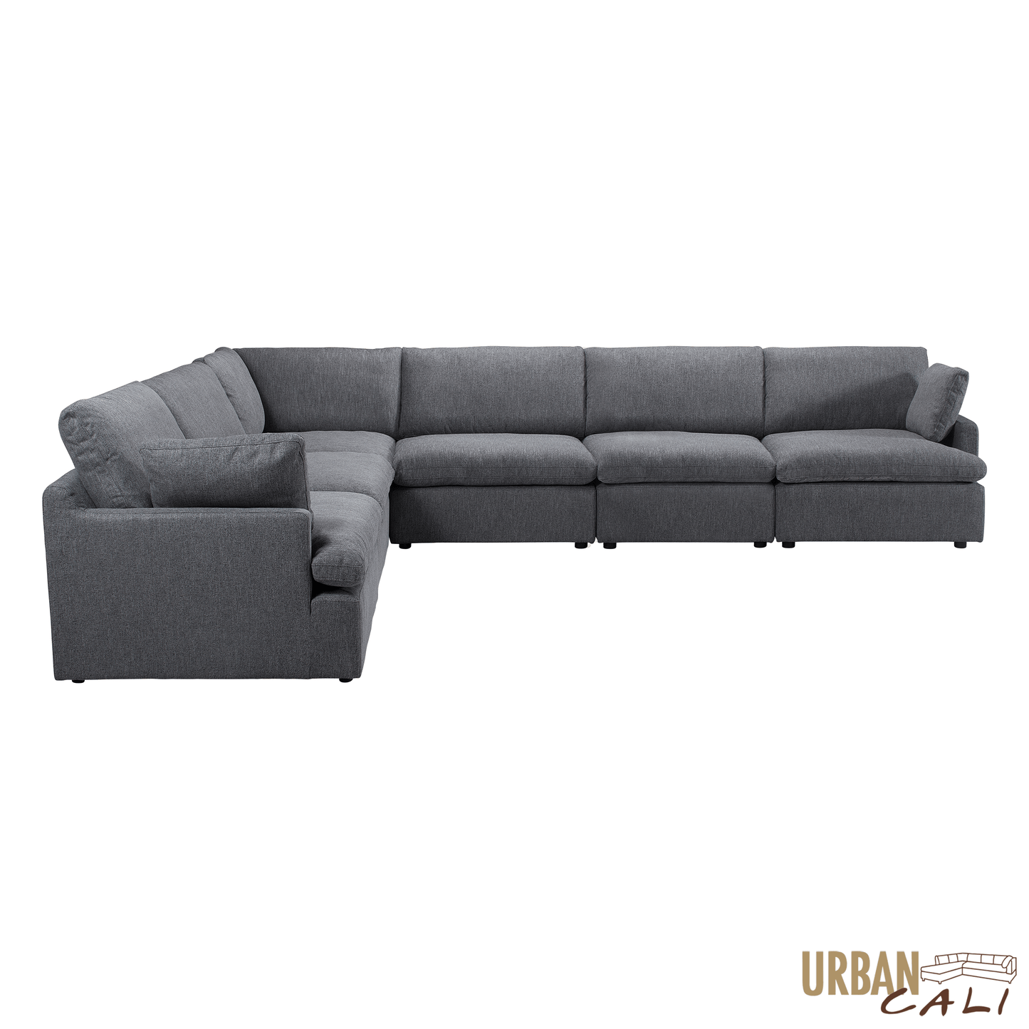 Long Beach Large Modular L-Shaped Sectional Sofa in Axel Beige - Available in 3 Colours