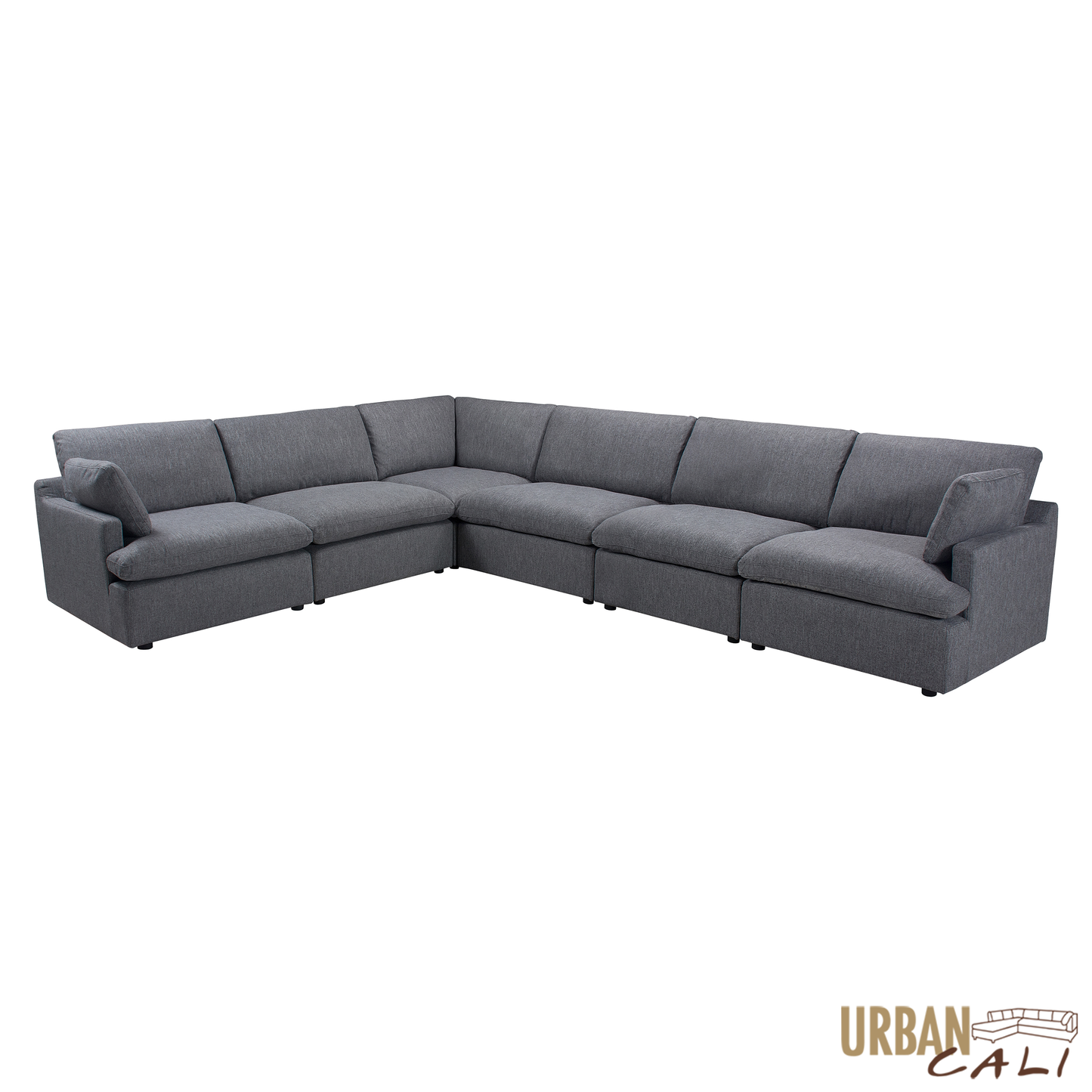 Long Beach Large Modular L-Shaped Sectional Sofa in Axel Beige - Available in 3 Colours