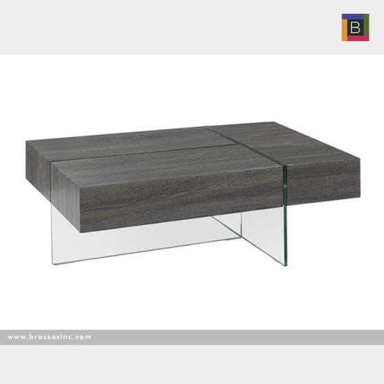 Brassex Inc. Coffee Table Grey Brassex 3-Way Storage Coffee Table - 2 Colours Available