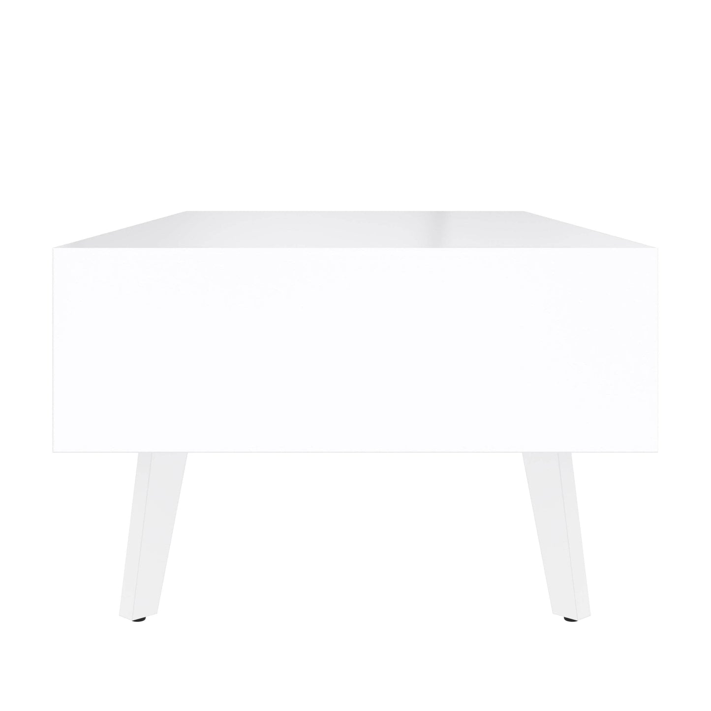 Modubox Coffee Table Adara 48W Coffee Table in UV White and Mountain Ash Grey