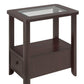 Pending - Brassex Inc. End Table Accent Table With Storage - Available in 2 Colours