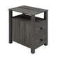Pending - Brassex Inc. End Table Grey Adino Accent Table - Available in 2 Colours