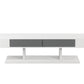 Pending - Brassex Inc. TV Stand Bailey 59" TV Stand in White & Grey