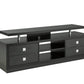 Pending - Brassex Inc. TV Stand Black Julian 66" TV Stand With Storage - Available in 2 Colours