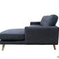 Pending - Urban Cali San Marino Tufted Sectional Sofa – Available in 2 Colours