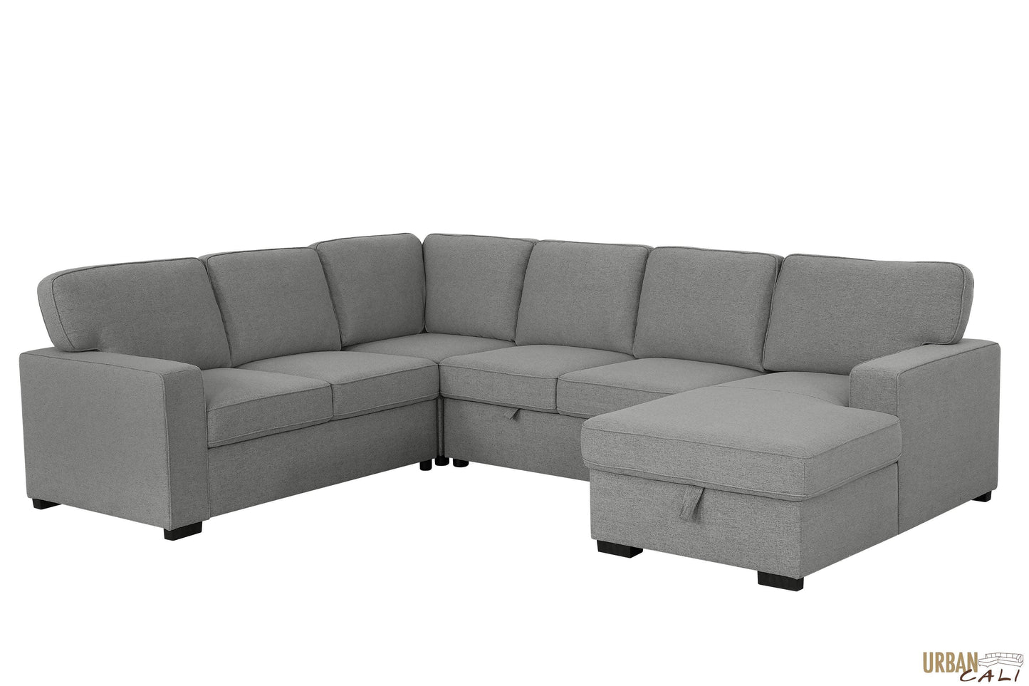 Pending - Urban Cali Sectional Sofa Santa Cruz Large Sleeper Sectional Sofa Bed with Storage Chaise