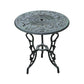Aosom Dining Set 3 Piece Outdoor Patio Garden Cast Aluminum Cafe Bistro Round Table and Chair Set - Available in 3 Colours
