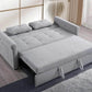 IFDC Sofa Leamington Tufted Grey Sofa Bed - Available in 2 Sizes