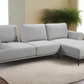 Newport Adjustable Deep Seating Sectional Sofa in Nela Light Grey