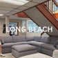 Long Beach Medium Modular L-Shaped Sectional Sofa in Axel Beige - Available in 3 Colours