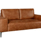 Fresno 3 Piece Sofa, Loveseat, and Chair Set in Rustic Light Brown