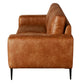 Fresno 3 Piece Sofa, Loveseat, and Chair Set in Rustic Light Brown
