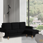 Hillsborough 76" Wide Boucle Sectional Sofa with Reversible Chaise - Available in 3 Colours