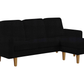 Hillsborough 76" Wide Boucle Sectional Sofa with Reversible Chaise - Available in 3 Colours