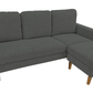 Hillsborough 76" Wide Boucle Sectional Sofa with Reversible Chaise - Available in 3 Colours