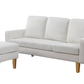 Hillsborough 76" Wide Boucle Sectional Sofa with Reversible Chaise - Available in 3 Colours