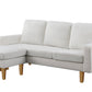 Hillsborough 76" Wide Boucle Sectional Sofa with Reversible Chaise - Available in 3 Colours