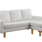 Hillsborough 76" Wide Boucle Sectional Sofa with Reversible Chaise - Available in 3 Colours