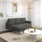 Hillsborough 76" Wide Boucle Sectional Sofa with Reversible Chaise - Available in 3 Colours
