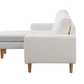 Hillsborough 76" Wide Boucle Sectional Sofa with Reversible Chaise - Available in 3 Colours