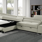 Hollywood Sleeper Sectional Sofa Bed with Adjustable Headrests and Storage Chaise - Available in 3 Colours