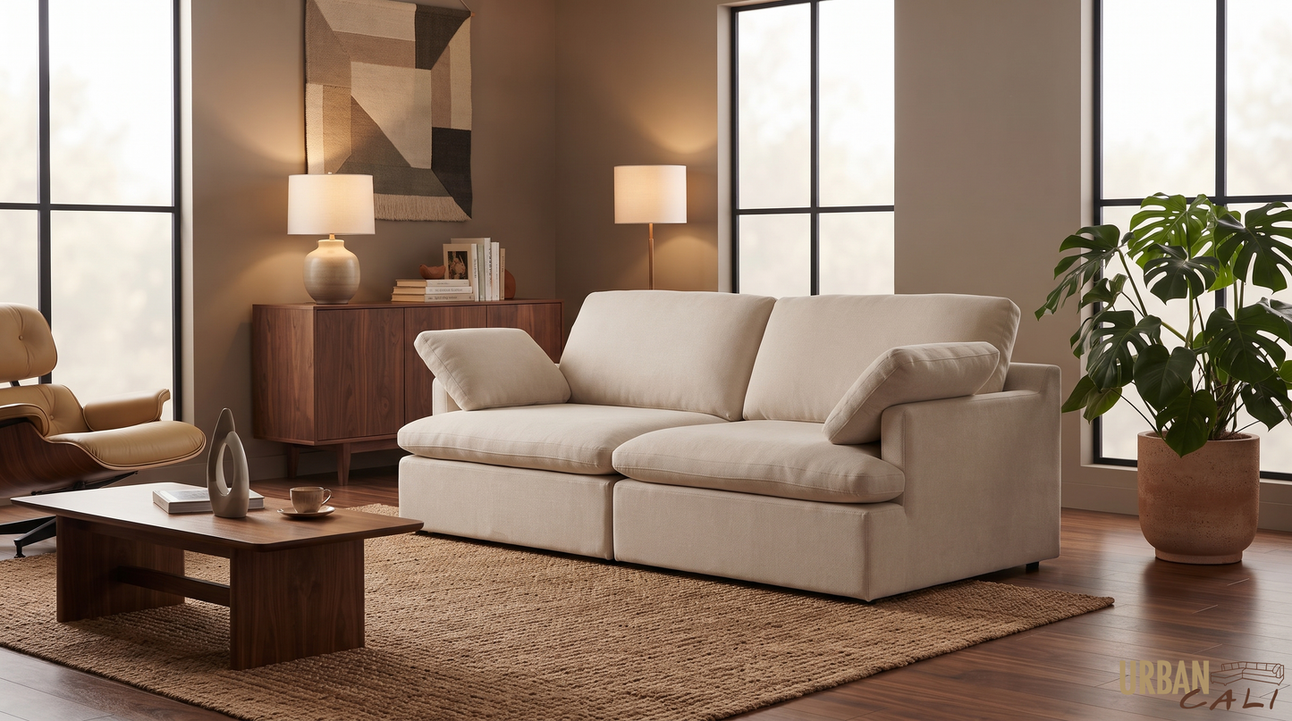 Long Beach Modular Loveseat - Available in 3 Colours