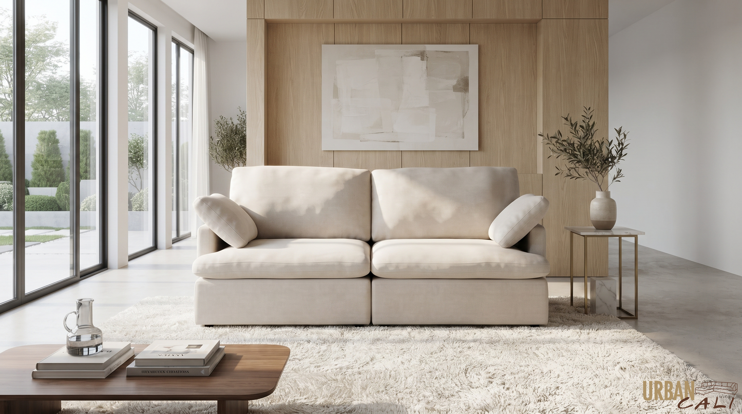 Long Beach Modular Loveseat - Available in 3 Colours
