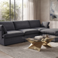 Long Beach Medium Modular Sectional Sofa with Ottoman - Available in 3 Colours