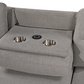 Urban Cali Malibu 94.5" Wide Sleeper Sectional Sofa Bed with Pull Down Tray, Cupholders Wireless Charger and Storage Chaise, image 42