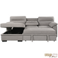 Urban Cali Malibu 94.5" Wide Sleeper Sectional Sofa Bed with Pull Down Tray, Cupholders Wireless Charger and Storage Chaise, image 32