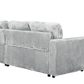 Urban Cali Sectional Calabasas Corduroy Reversible Sleeper Sectional Sofa Bed with Storage Chaise – Available in 2 Colours