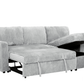 Urban Cali Sectional Calabasas Corduroy Reversible Sleeper Sectional Sofa Bed with Storage Chaise – Available in 2 Colours