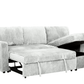 Urban Cali Sectional Calabasas Corduroy Reversible Sleeper Sectional Sofa Bed with Storage Chaise – Available in 2 Colours