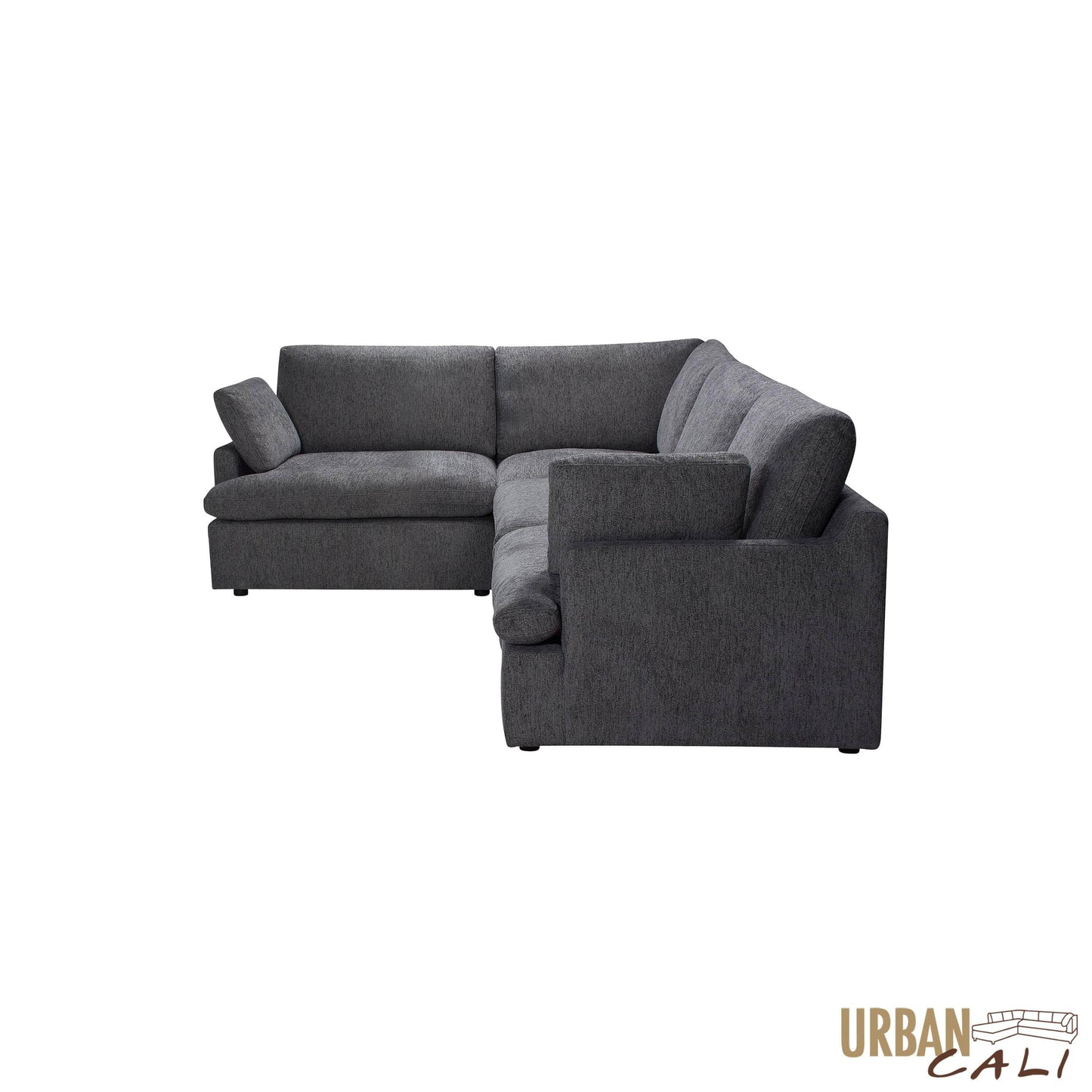 Long Beach Medium Modular L-Shaped Sectional Sofa in Axel Beige - Available in 3 Colours