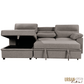 Urban Cali Sectional Malibu 94.5" Wide Sleeper Sectional Sofa Bed with Pull Down Tray, Cupholders Wireless Charger and Storage Chaise - Available in 2 Colours