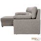 Urban Cali Sectional Malibu 94.5" Wide Sleeper Sectional Sofa Bed with Pull Down Tray, Cupholders Wireless Charger and Storage Chaise - Available in 2 Colours