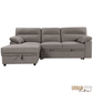 Urban Cali Sectional Malibu 94.5" Wide Sleeper Sectional Sofa Bed with Pull Down Tray, Cupholders Wireless Charger and Storage Chaise - Available in 2 Colours