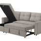 Venice Sleeper Sectional Sofa Bed with Reversible Storage Chaise - Available in 6 Colours
