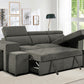 Sonoma 103.5" Wide Sleeper Sectional Sofa Bed with Reversible Storage Chaise and 2 Stools - Available in 2 Colours