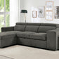 Sonoma 103.5" Wide Sleeper Sectional Sofa Bed with Reversible Storage Chaise and 2 Stools - Available in 2 Colours