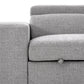 Pasadena Large Sleeper Sectional Sofa Bed with Storage Ottoman and 2 Stools - Available in 3 Colours