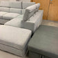 Pasadena Large Sleeper Sectional Sofa Bed with Storage Ottoman and 2 Stools - Available in 3 Colours