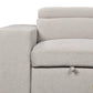 Pasadena Large Sleeper Sectional Sofa Bed with Storage Ottoman and 2 Stools - Available in 3 Colours
