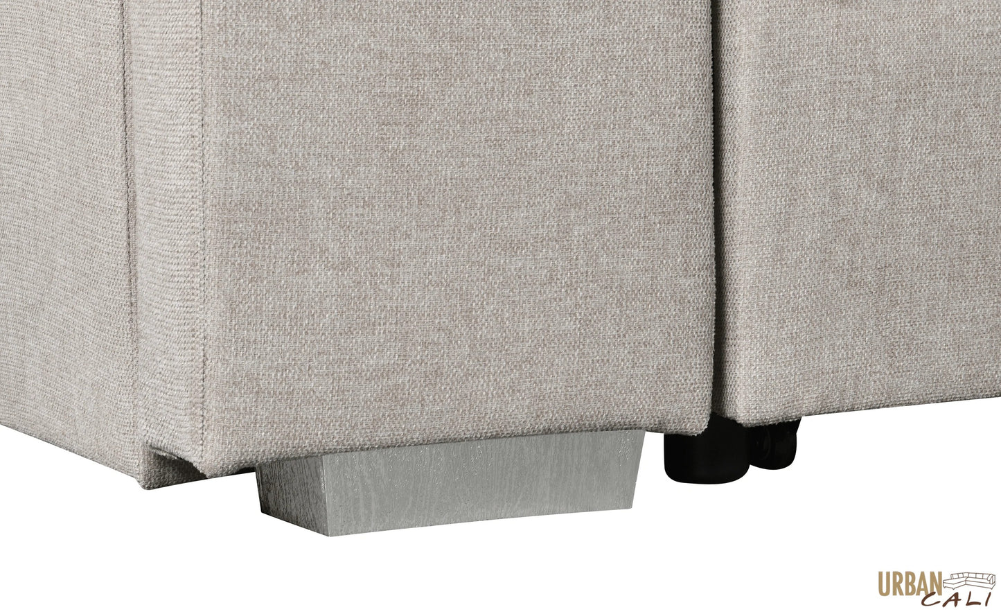 Pasadena Large Sleeper Sectional Sofa Bed with Storage Ottoman and 2 Stools - Available in 3 Colours