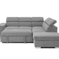 Pasadena Large Sleeper Sectional Sofa Bed with Storage Ottoman and 2 Stools - Available in 3 Colours