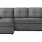 Venice Sleeper Sectional Sofa Bed with Reversible Storage Chaise - Available in 5 Colours